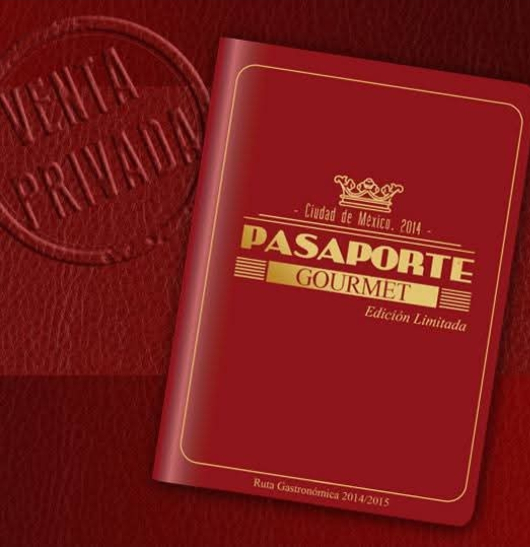 Pasaporte Gourmet — limited edition passport, Ciudad de México.